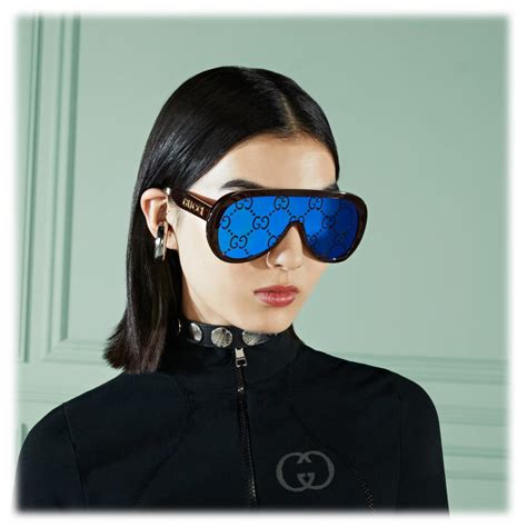 gucci face mask sunglasses|gucci oversized mask sunglasses.